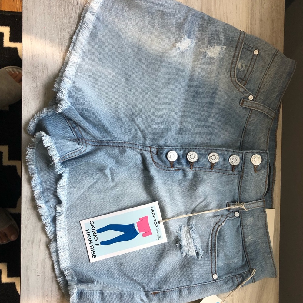 High waisted shorts